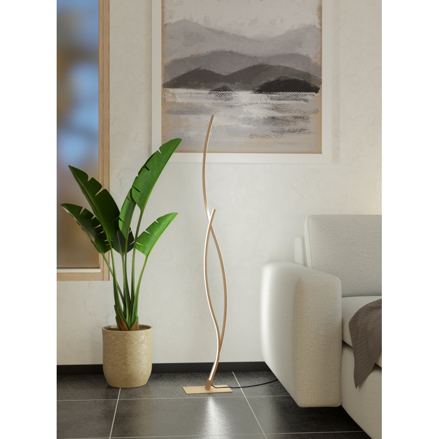 Eglo - LED Lampa podłogowa LED/20W/230V 4000K beżowe