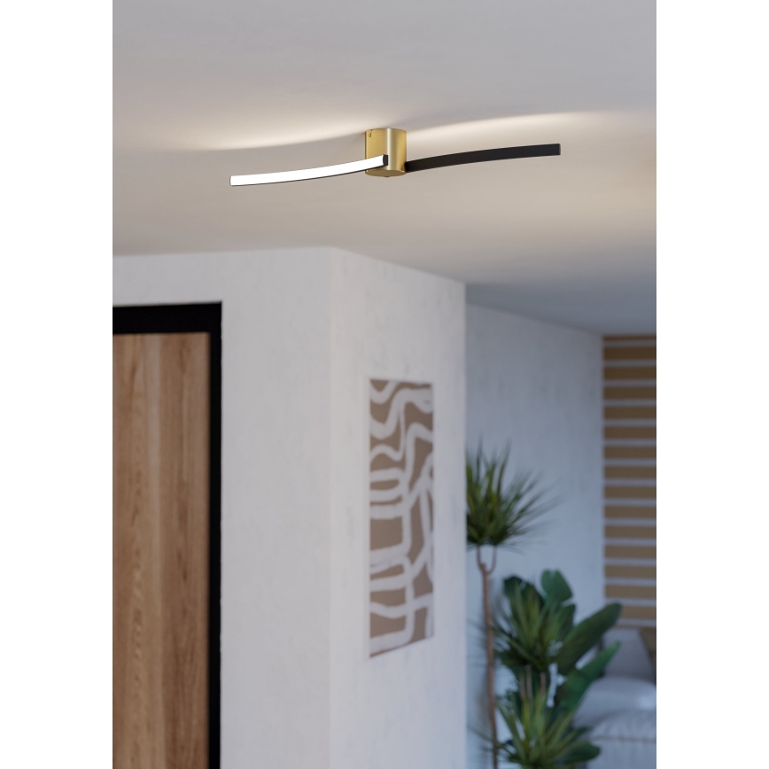 Eglo - LED Plafon LED/12W/230V 4000K czarny