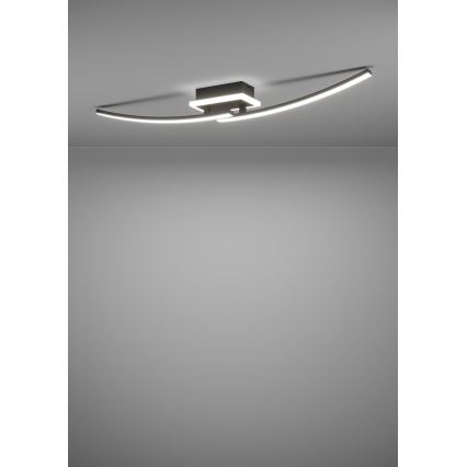 Eglo - LED Plafon LED/12W/230V 4000K czarne