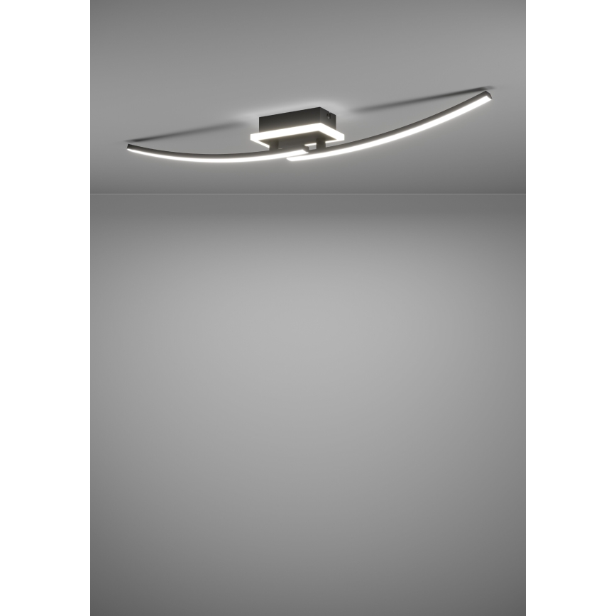 Eglo - LED Plafon LED/12W/230V 4000K czarne