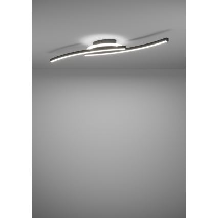 Eglo - LED Plafon LED/12W/230V 4000K czarne