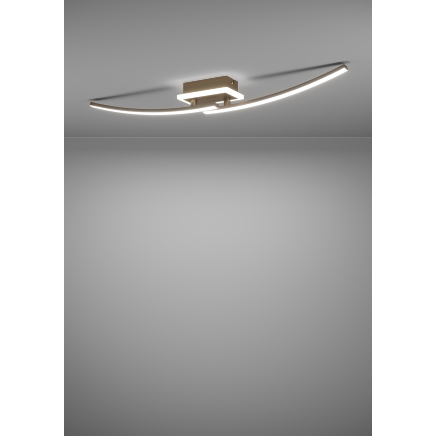 Eglo - LED Plafon LED/12W/230V 4000K miedź