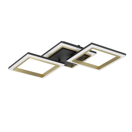 Eglo - LED Plafon ściemnialny LED/20W/230V 4000K czarny/złoty