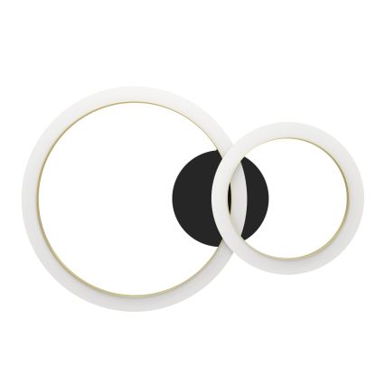 Eglo - LED Plafon ściemnialny LED/12W/230V 4000K czarny/złoty