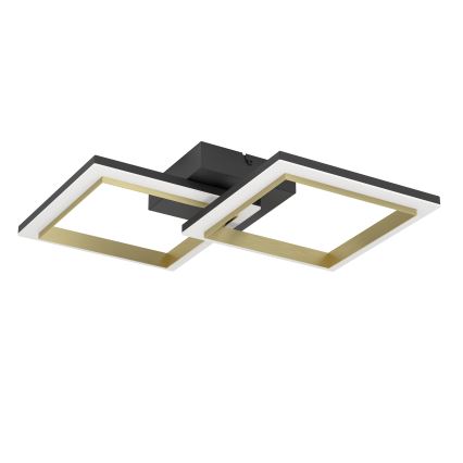 Eglo - LED Plafon ściemnialny LED/18,4W/230V 4000K czarny/złoty