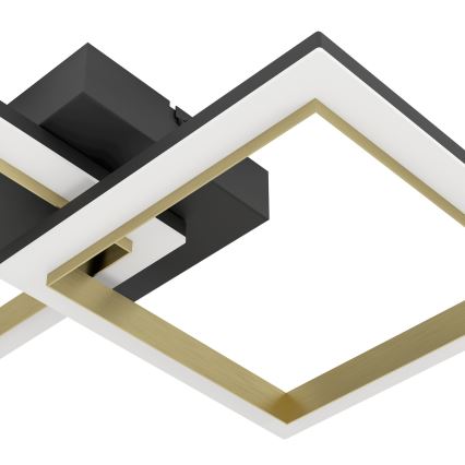 Eglo - LED Plafon ściemnialny LED/18,4W/230V 4000K czarny/złoty