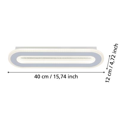 Eglo - LED Kinkiet LED/12W/230V 4000K białe