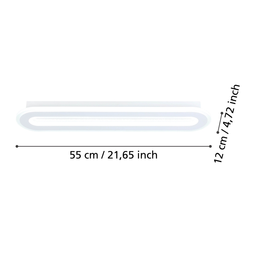 Eglo - LED Plafon ściemnialny LED/20W/230V 2700-6500K biały + pilot zdalnego sterowania