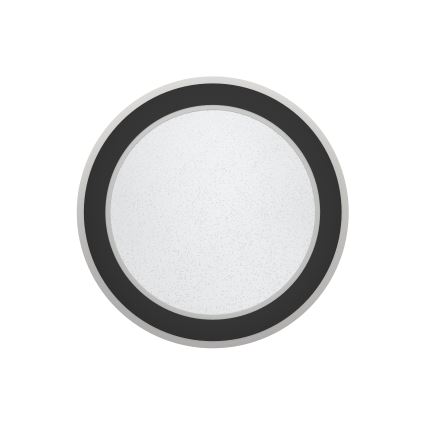 Eglo - LED Plafon ściemnialny LED/20W/230V 2700-6500K czarny + pilot zdalnego sterowania