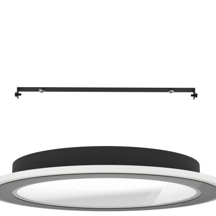 Eglo - LED Plafon ściemnialny LED/20W/230V 2700-6500K czarny + pilot zdalnego sterowania