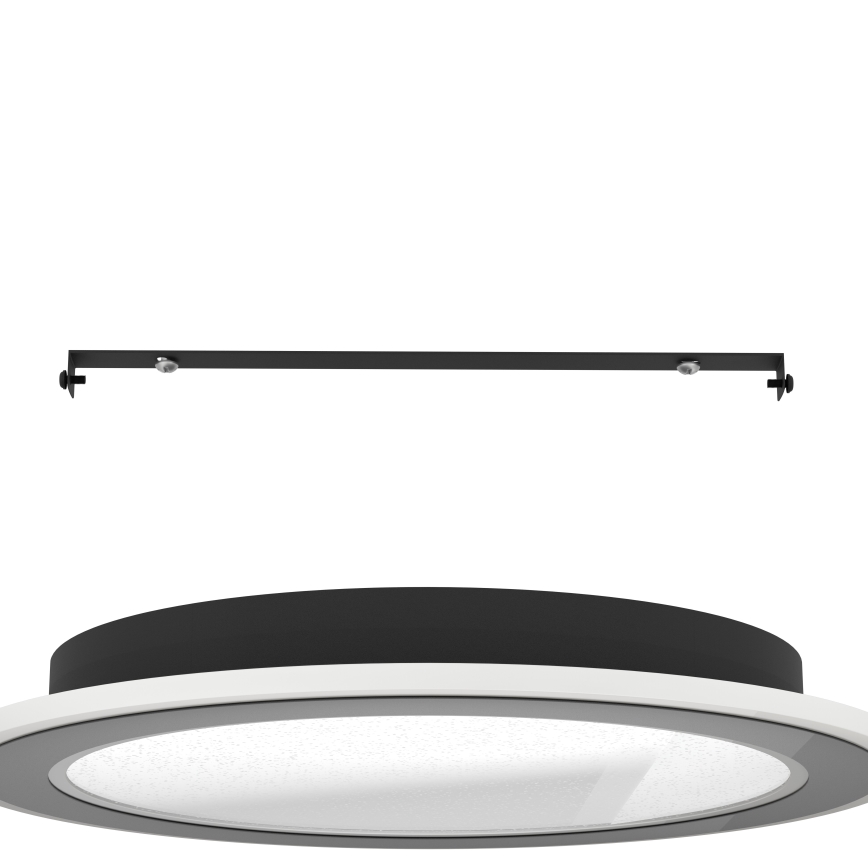 Eglo - LED Plafon ściemnialny LED/20W/230V 2700-6500K czarny + pilot zdalnego sterowania