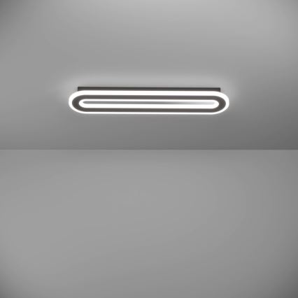 Eglo - LED Plafon ściemnialny LED/20W/230V 2700-6500K czarny + pilot zdalnego sterowania