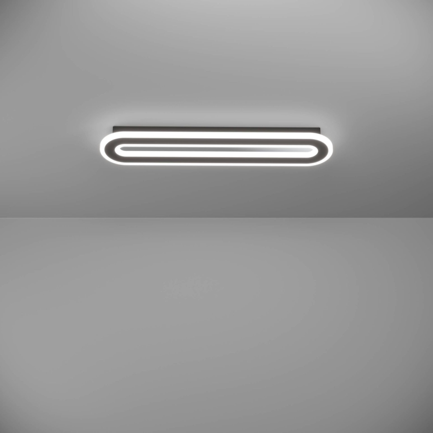 Eglo - LED Plafon ściemnialny LED/20W/230V 2700-6500K czarny + pilot zdalnego sterowania