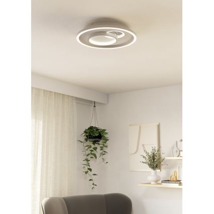 Eglo - Plafon LED/14W/230V + LED/8,5W Ø 38 cm biały