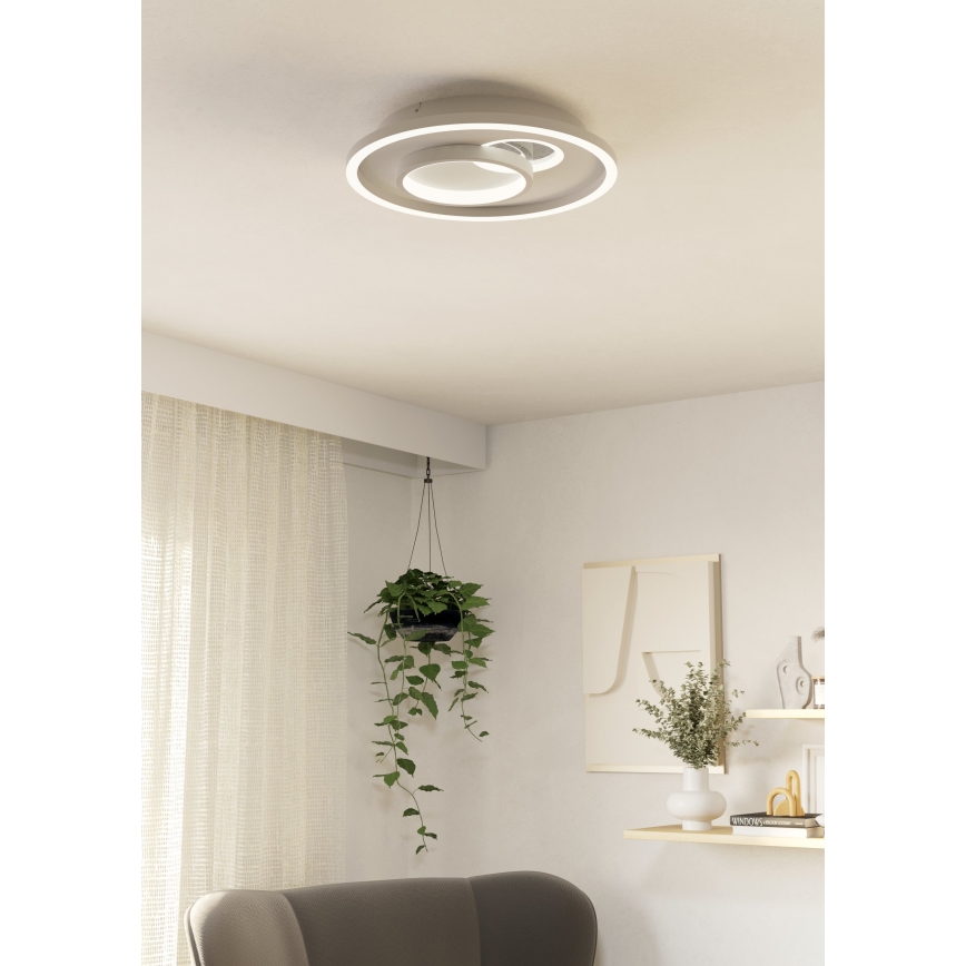 Eglo - Plafon LED/14W/230V + LED/8,5W Ø 38 cm biały