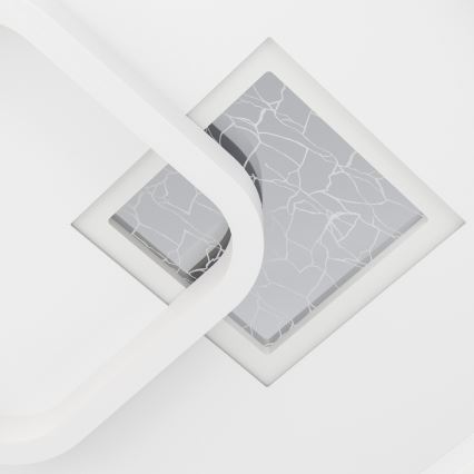 Eglo - LED Plafon 1xLED/16,2W/230V + 1xLED/9,2W 38x38 cm biały