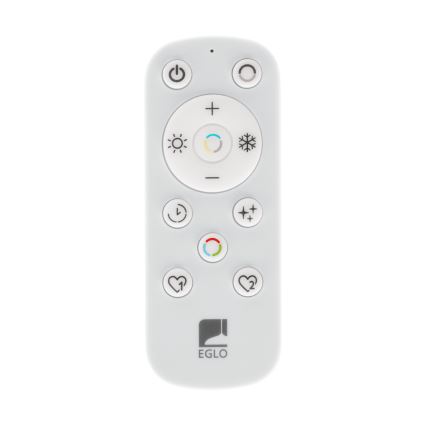 Eglo - LED Plafon ściemnialny LORETELLO LED/12W/230V biały + pilot zdalnego sterowania