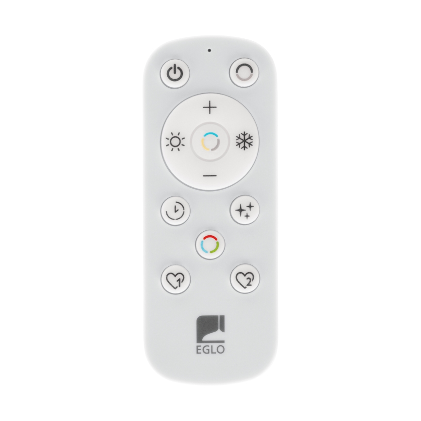 Eglo - LED Plafon ściemnialny LORETELLO LED/12W/230V biały + pilot zdalnego sterowania