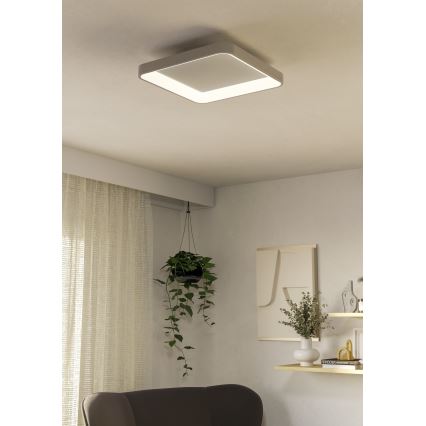 Eglo - LED Plafon ściemnialny LORETELLO LED/12W/230V biały + pilot zdalnego sterowania