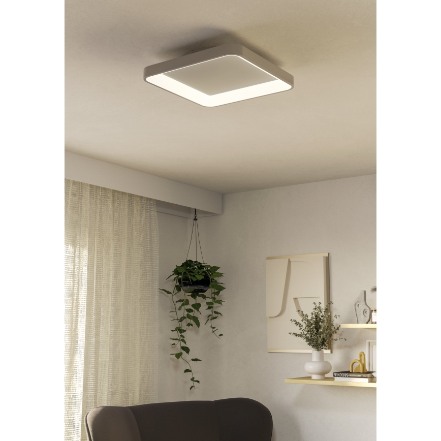 Eglo - LED Plafon ściemnialny LORETELLO LED/12W/230V biały + pilot zdalnego sterowania