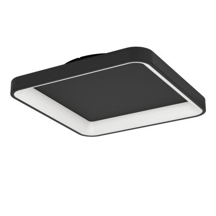Eglo - LED Plafon ściemnialny LED/12W/230V 2700-6500K czarny + pilot zdalnego sterowania