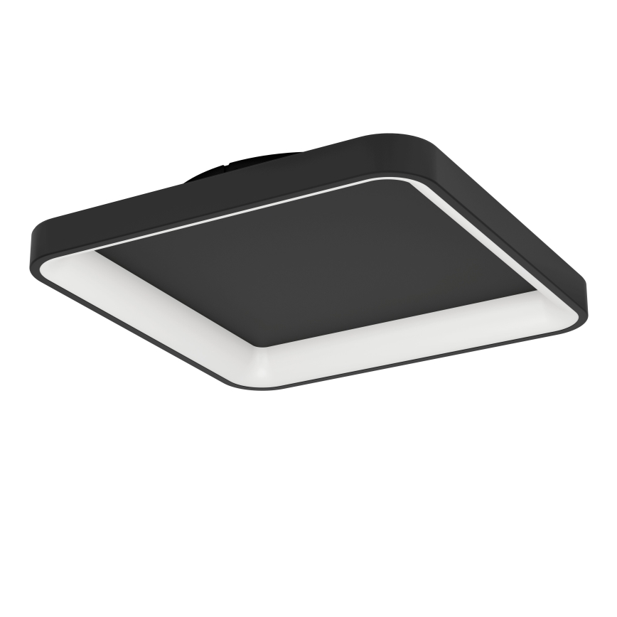 Eglo - LED Plafon ściemnialny LED/12W/230V 2700-6500K czarny + pilot zdalnego sterowania