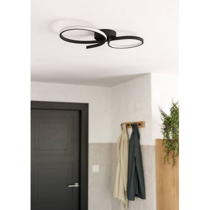 Eglo - LED Plafon LED/21W/230V 3000K czarny