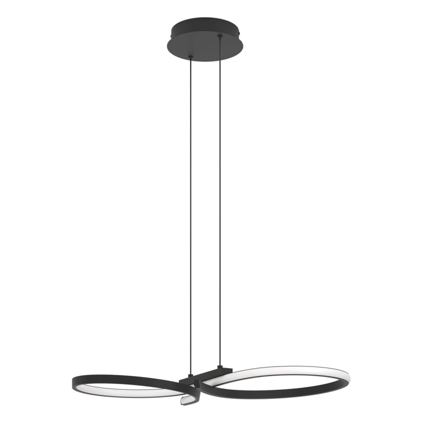 Eglo - LED Żyrandol na lince LED/21W/230V 3000K czarny