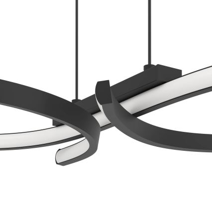 Eglo - LED Żyrandol na lince LED/21W/230V 3000K czarny