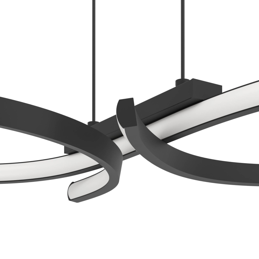 Eglo - LED Żyrandol na lince LED/21W/230V 3000K czarny