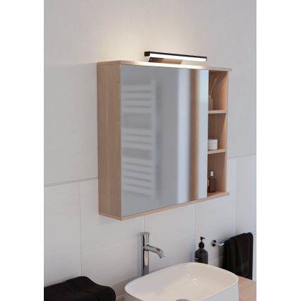 Eglo - LED RGBW Ściemnialne łazienkowe oświetlenie lustra LED/12W/230V 2700-6500K IP44 czarne