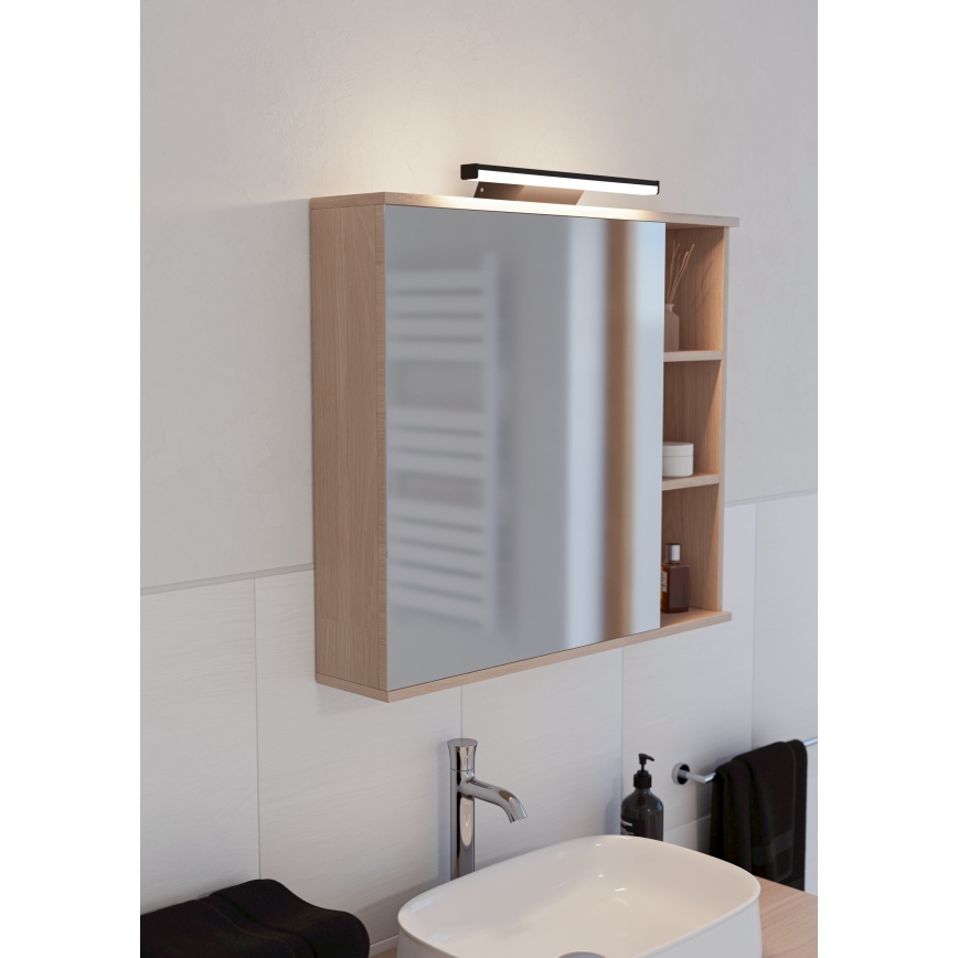 Eglo - LED RGBW Ściemnialne łazienkowe oświetlenie lustra LED/12W/230V 2700-6500K IP44 czarne