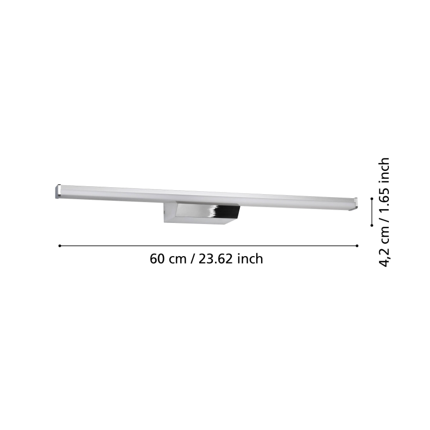 Eglo - LED RGBW ściemnialny łazienkowy oświetlenie lustra LED/12W/230V 2700-6500K IP44 matowy chrom