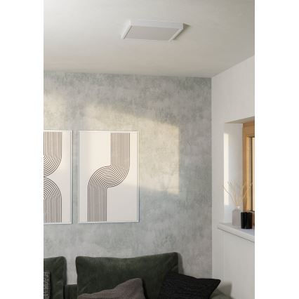 Eglo - Lampa sufitowa LED, 13 W, 230 V, 2700/4000/6500 K, 29 x 29 cm, biała