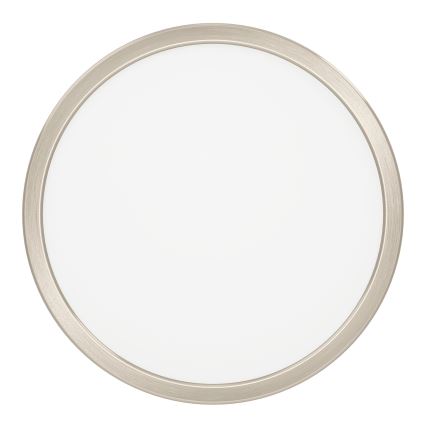 Eglo - lampa sufitowa LED, 14,2 W, 230 V, 2700/4000/6500 K, średnica 27,8 cm, chrom matowy