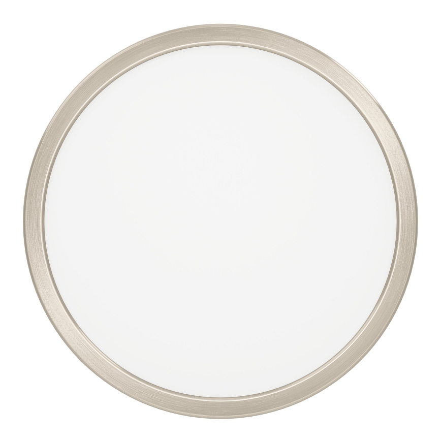 Eglo - lampa sufitowa LED, 14,2 W, 230 V, 2700/4000/6500 K, średnica 27,8 cm, chrom matowy