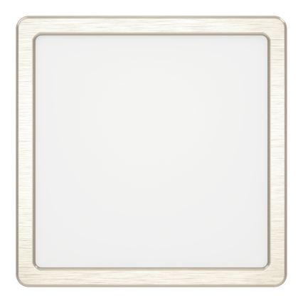 Eglo - Oprawa sufitowa LED/10,5W/230V 2700/4000/6500K 22x22 cm matowy chrom