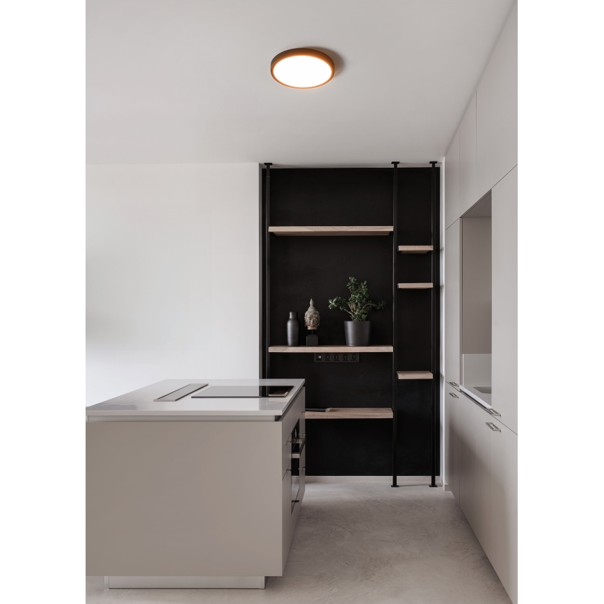 Eglo - LED oprawa sufitowa do łazienki LED/14,2W/230V 2700/4000/6500K śr. 27,8 cm IP44 czarna