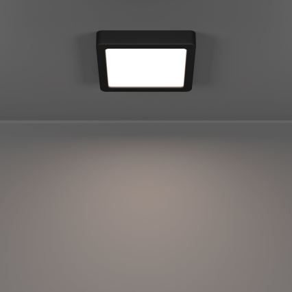 Eglo - LED lampa sufitowa do łazienki LED/7W/230V 2700/4000/6500K 15x15 cm IP44 czarna