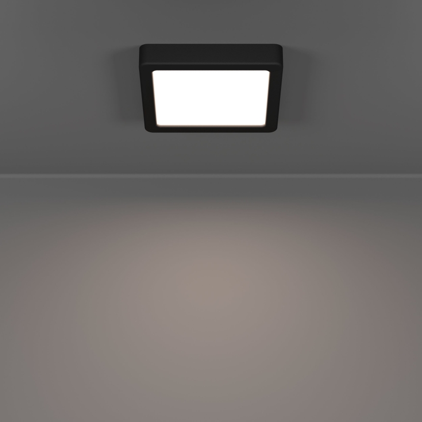 Eglo - LED lampa sufitowa do łazienki LED/7W/230V 2700/4000/6500K 15x15 cm IP44 czarna