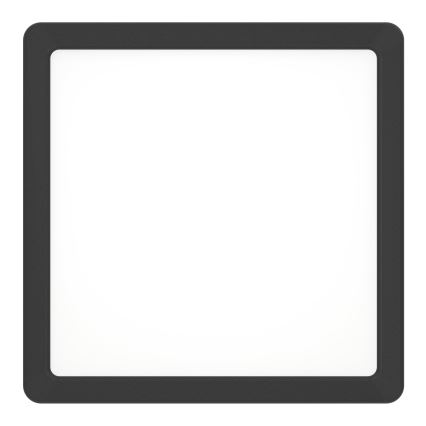 Eglo - Łazienkowy plafon LED 10,5W/230V 22x22 cm IP44 czarny