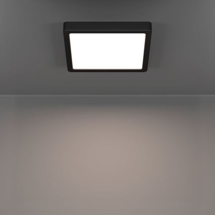 Eglo - Łazienkowy plafon LED 10,5W/230V 22x22 cm IP44 czarny