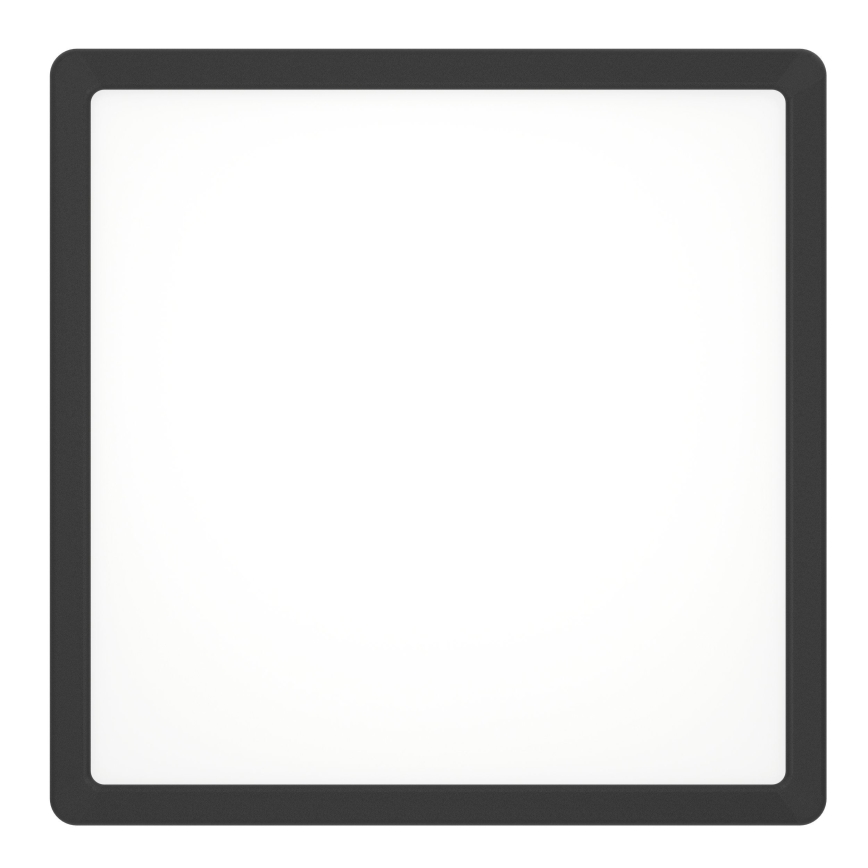 Eglo - LED plafon łazienkowy, 13 W/230 V, 29x29 cm, IP44, czarny