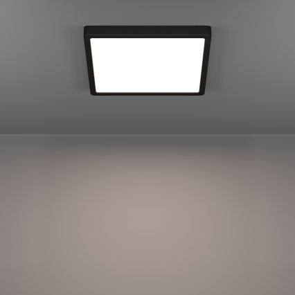 Eglo - LED plafon łazienkowy, 13 W/230 V, 29x29 cm, IP44, czarny