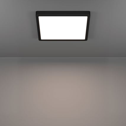 Eglo - Łazienkowy plafon LED 13W/230V 2700/4000/6500K 29x29 cm IP44 czarny