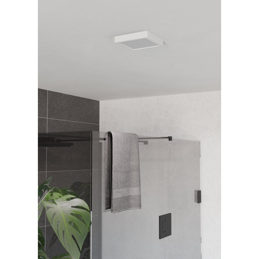 Eglo - Plafon łazienkowy LED/7W/230V 2700/4000/6500K 15x15 cm IP44 biały
