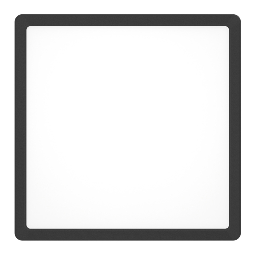 Eglo - LED RGBW ściemnialny plafon łazienkowy LED/13,5W/230V 2700-6500K 29,5x29,5 cm IP44 czarny