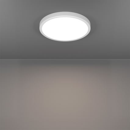 Eglo - LED RGBW ściemnialna oprawa sufitowa do łazienki LED/14,3W/230V 2700-6500K śr. 27,8 cm IP44 biała