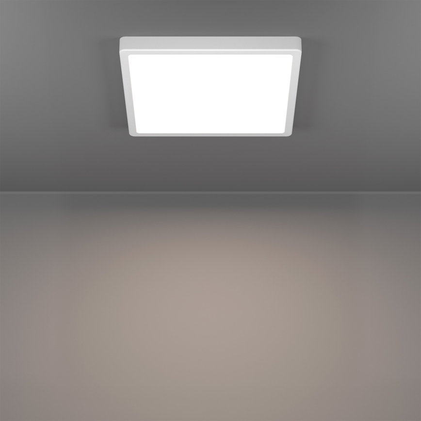 Eglo - LED RGBW ściemnialna łazienkowa lampa sufitowa LED/13,5W/230V 2700-6500K 29,5x29,5 cm IP44 biała