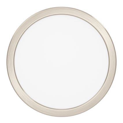 Eglo - LED RGBW ściemnialny plafon łazienkowy LED/11,2W/230V 2700-6500K Ø 21,1 cm IP44 matowy chrom